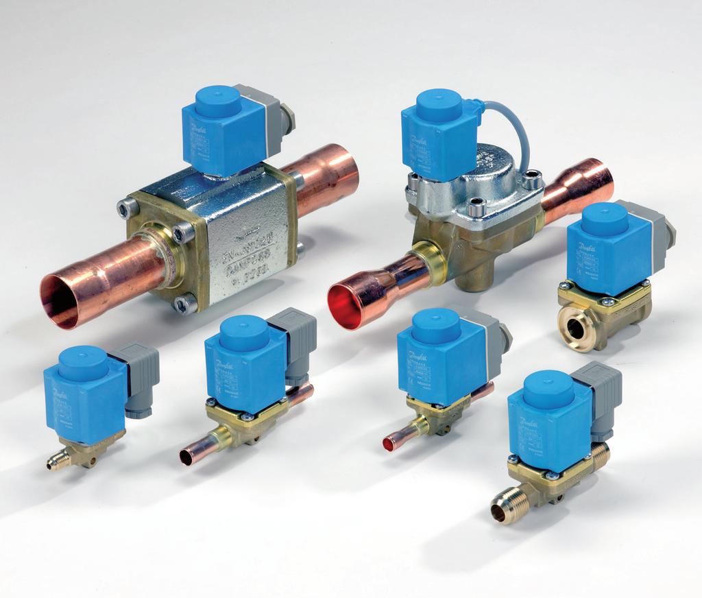 MAKING MODERN LIVING POSSIBLE Data sheet Solenoid valve s EVR 2 EVR 40 NC/NO EVR is a direct or servo operated solenoid valve for liquid, suction, and hot gas lines with fluorinated refrigerants.