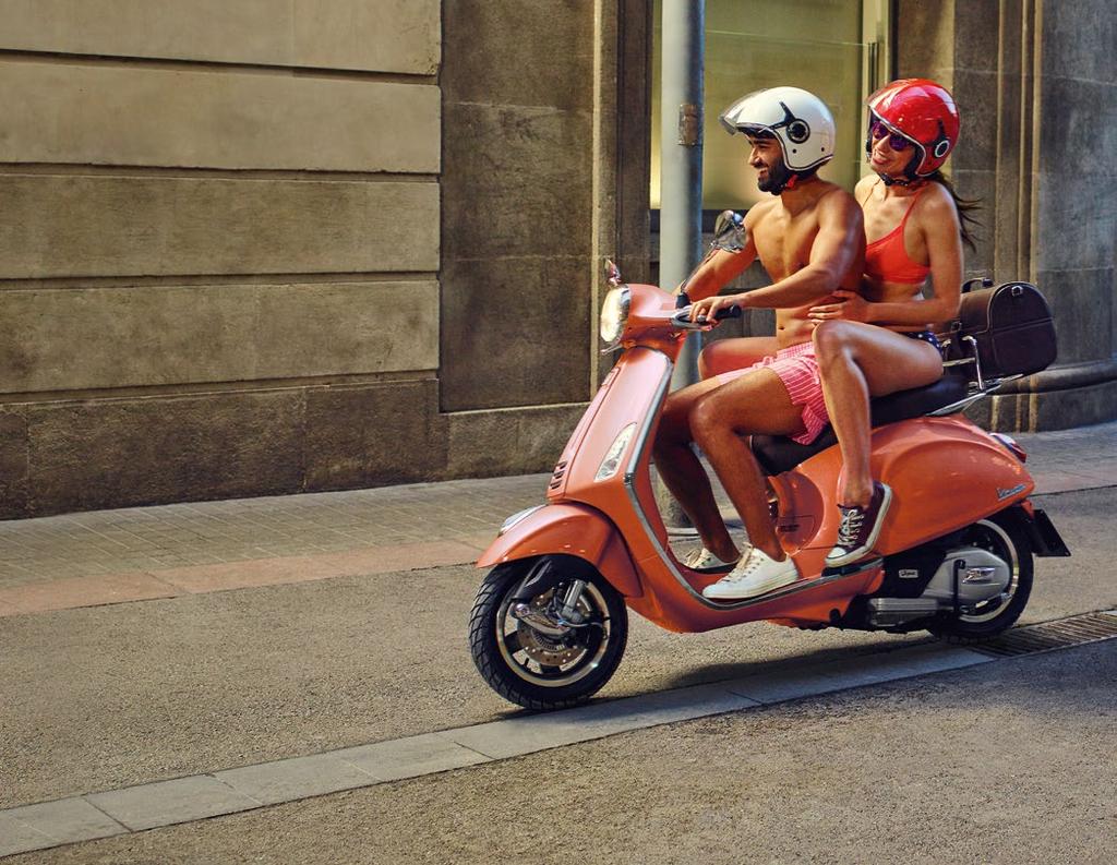 VESPA IS YOUNG Vespa is a timeless Italian style icon that goes beyond mere trends.