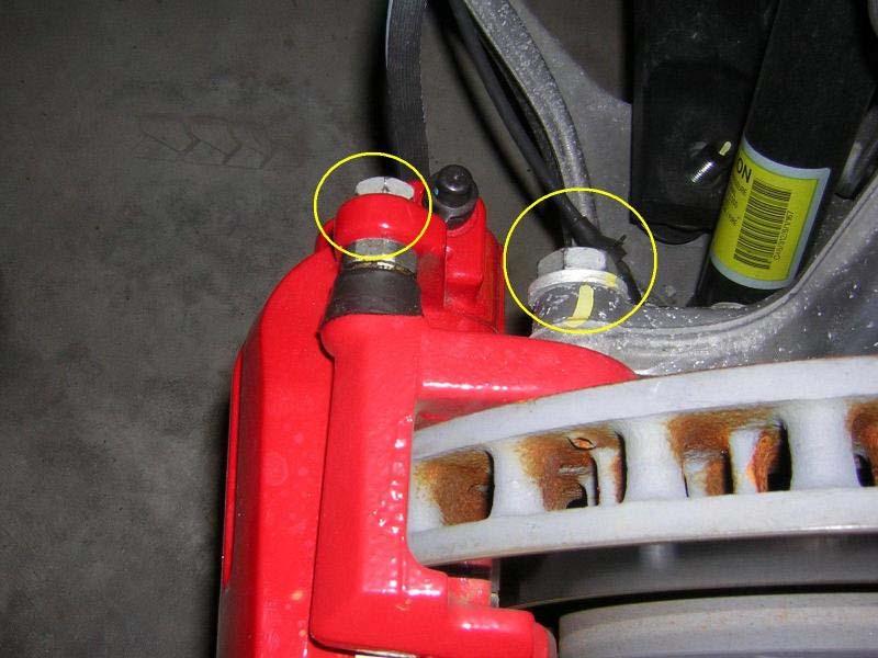HINT - You gain a lot of space to access these bolts if you turn the steering wheel opposite the side you are working on.