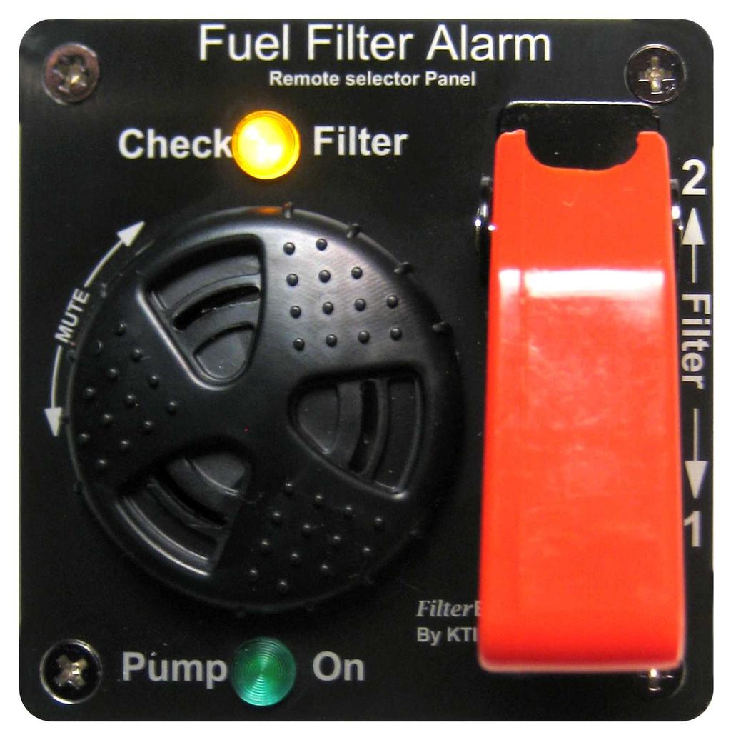 OPTIONAL HELM OPERATION Electric Filter Switch (EFS) for all COMMANDER models.