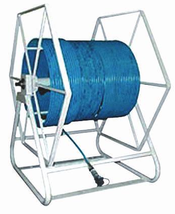 Tensioner Hose Reel of upto 500m single hose for sub sea applications available with required end fittings.