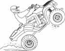 Always keep both hands on the handlebars and both feet on the footrests of the ATV during operation.