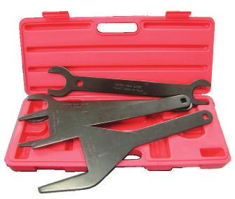 FAN CLUTCH WRENCH SETS The set includes support and openend wrenches.