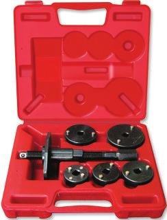 GENERAL USE BRAKES CHASSIS SYSTEM OIL FILTERS GREASE & OIL HANDLING GAUGES WHEELS REAR DISC BRAKE CALIPER KIT Features an adapter with pins on both sides 203 CONTENTS KIT Ideal for vehicles