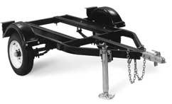 Genuine Miller Accessories (continued) Trailers and Hitches HWY-1000 Trailer #195 013 A 1000 lb (454 kg) capacity highway trailer with welded steel tubing frame, heavy-duty axle with roller bearing