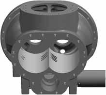 By combining two-stage compression and a spiral valve, the TS performs with unmatched full-load and partload efficiency and often provides a two-year payback in energy savings compared to a