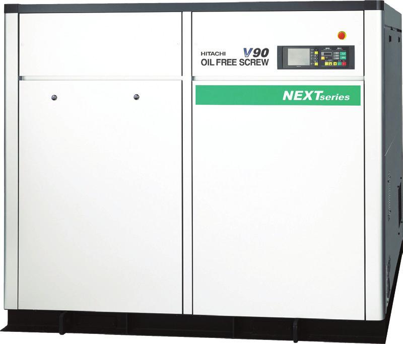 DSP Series 30 300 HP (20 240 kw) The Hitachi DSP Series is the pinnacle in oil-free rotary screw air compressor technology thanks to innovations that increase efficiency, maximize reliability, and