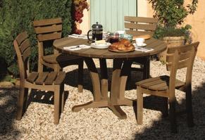 Gaze Burvill Indian Summer Sale Bailey Table & Chancery Chairs The pretty and practical Bailey table has an elegant