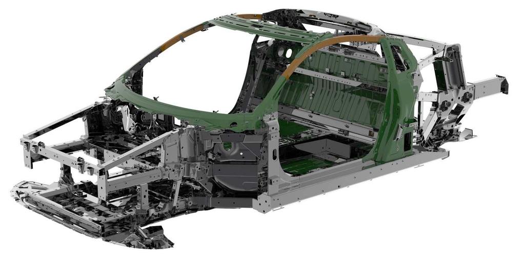 Vehicle Description High-Strength and Ultra-High-Strength Steel The frame of the Acura