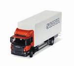 Collector s Models 1:50 sca ni a p 280 sca ni a r 50 0 v8 4x2 Distribution truck with tail gate lift. Tekno. 6x2 Topline tractor, with 3-axle refrigerator trailer. Tekno. No. 1945494 No.