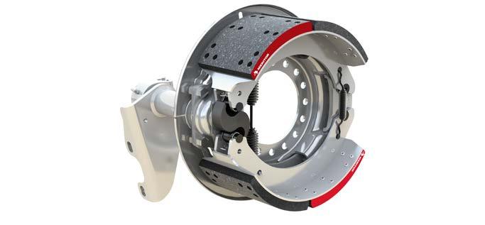 BRAKES Q+ DRUM BRAKES AUTOMATIC SLACK ADJUSTER Upgraded performance to meet Reduced Stopping Distance (RSD) Stopping distance gap closer to air disc brakes Complete portfolio of options to reduce