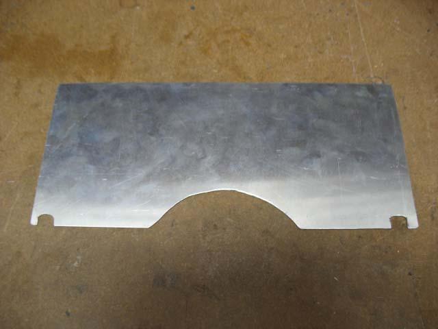 To remedy this, I made an aluminum backing plate. Here s how. I obtained a.050 thick piece of sheet aluminum.