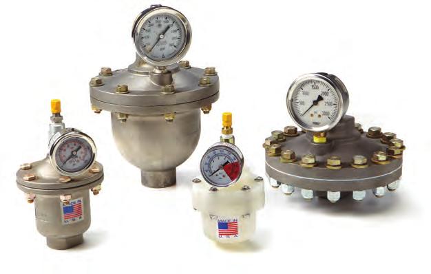 Pulsation Dampeners Pulsation dampeners protect your pumping system and its components by removing virtually all hydraulic shock and vibration resulting from the reciprocating stroking action of a