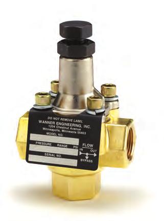 C Series Pressure Regulating Valves Designed for use with any positive displacement pump, Hydra- Cell C Series