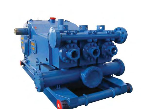 Corporation Rated Horsepower: Rated Pump Speed: Maximum Liner Size by Stroke Length: Suction Connection: Discharge Connection: Gear Ratio: Valve Pot: Approximate Weight: 800 HP 150 SPM 6-3/4" x 9"