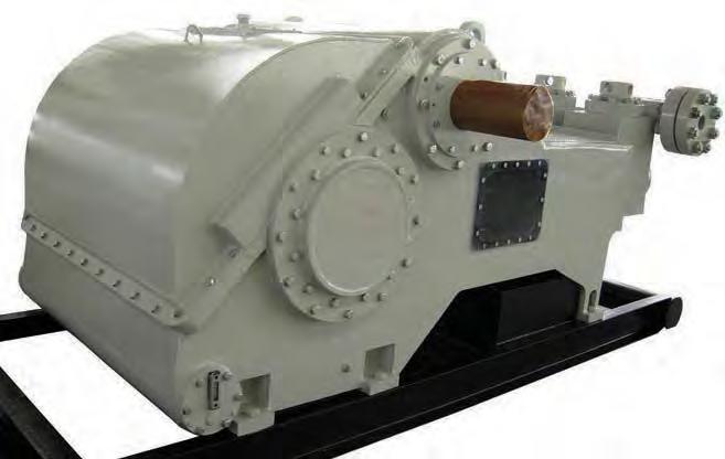 SDP Triplex Mud Pumps (API ) Triplex Mud Pumps Speci cations Rated Horsepower: Rated Pump Speed: Stroke Length: Maximum Liner Size: Piston Load : Gear Ratio: Approximate Weight: 1,000 HP 130 SPM 9"