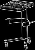- tools and accessories holder trolley with