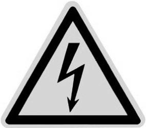 WARNING Risk of electric shock A charger with a damaged plug or cable could result in electric shock! Never connect damaged plugs or cables to the electric grid.