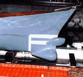 Stern flaps can reduce fuel consumption by 7 % cost