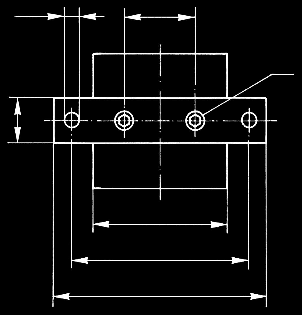 Type 3963-XXXX013/-XXXX014 These devices can be attached with screws through bore holes (Fig. 3). 63 Wall mounting plate (Order no.