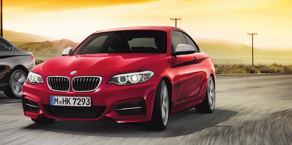 Introduction 2 THE BMW 2 SERIES COUPÉ AND CONVERTIBLE. Each time you sit behind the wheel of a BMW 2 Series Coupé or Convertible, you can feel breathtaking agility and the thrill of freedom and power.