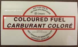 Diesel / Coloured Fuel