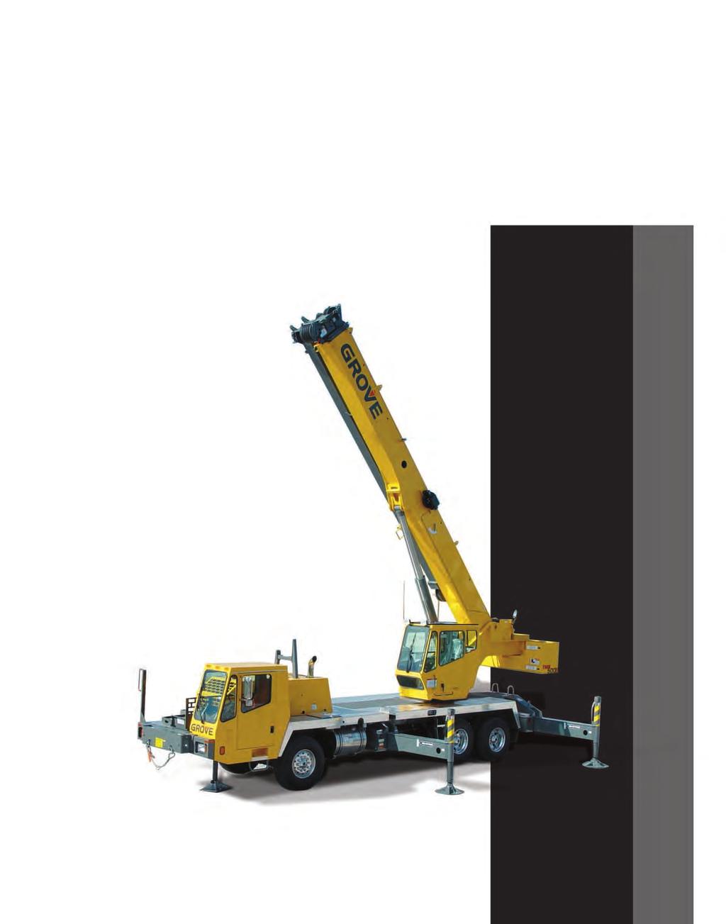 product guide features ton ( mt) Capacity 29 ft.-95 ft. (8.8-29 m) 4 section, full power synchronized boom 26 ft.- ft. (7.9-13.7 m) offsettable telescopic swingaway extension Optional 8,4 lb.