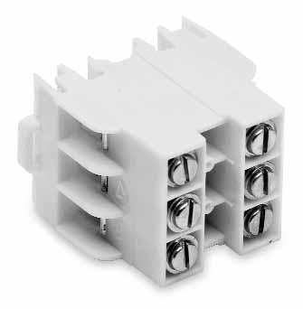 lb-in CS File 15364. Numbers Numbers NDNV4-WH NDNV4-BK NDNV4-YE Colors White (Standard) Black Yellow NDN3- (color) Description: Rail mount terminal block.