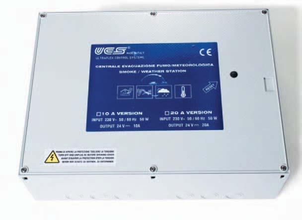 EFC CONTROL PANEL 10-20 A Electric systems for smoke and heat extraction and for