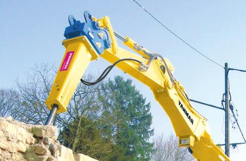 HYDRAULIC BREAKERS > Mono-block structure, no tie-rod bolts. > Advanced modular hydraulic break: no blank firing. > Constant energy stroke. > Easy and economical service operations.