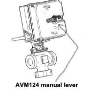 TEMPORARY OPERATION: TO PROVIDE HOT WATER IN THE EVENT OF COMPONENT FAILURE CAN BE ACHIEVED AS FOLLOWS: a) Open the 2-port valve fully by hand using the fold out lever on the outside of the actuator