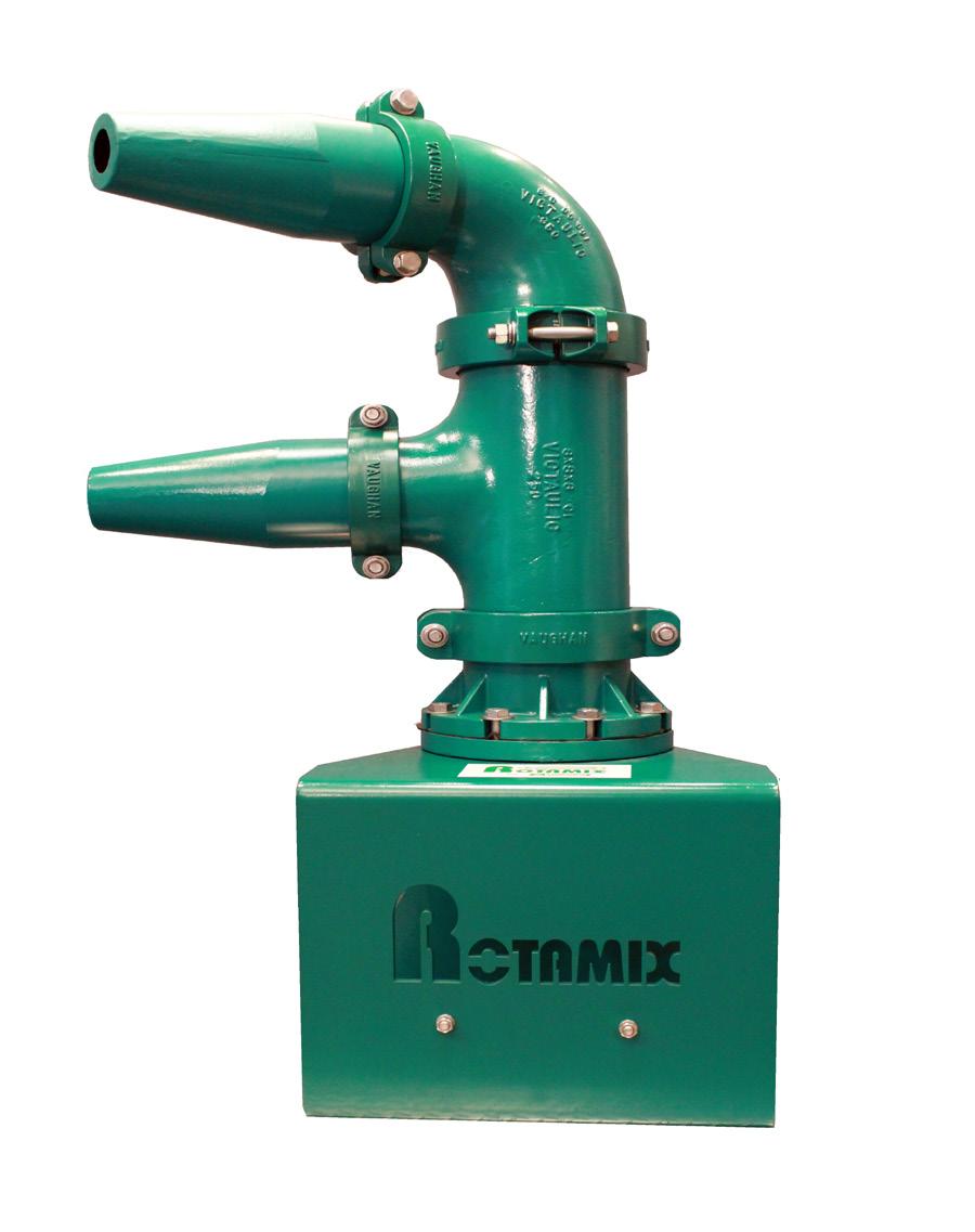 destruction Over 55 years of expertise behind every pump THE CONCEPT The Rotamix System incorporates several basic principles of physics and hydraulics, including uniform field of flow,