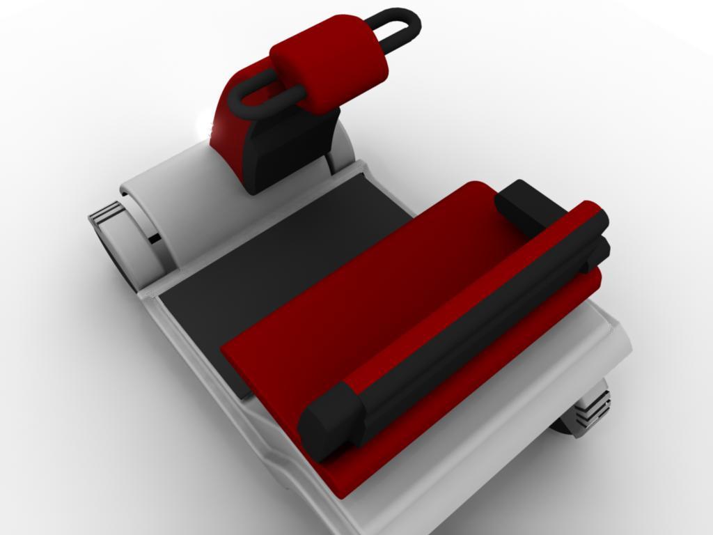 Provision of a folddown armrest gives a