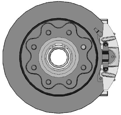 8,000-LB AXLE WHEEL END COMPONENTS AXLES AND SUSPENSION Electric Brake Assembly Part # Description 156443 Brake; Electric; 12.25 x 3.38; 4 Bolt (Left Hand) 156444 Brake; Electric; 12.25 x 3.38; 4 Bolt (Right Hand) 330792 Shoe and Lining Kit - 12 1/4" x 3.