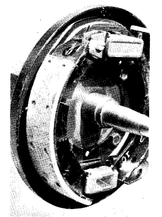 FITTED WITH LOCKHEED BRAKES beam axles. BRAKE LININGS the plastic cap in the brake drum.