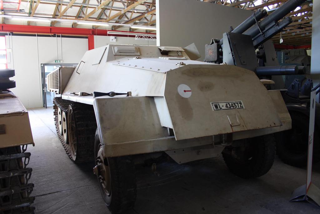 The vehicle is on loan to the Liberty Museum Overloon Walter Schwabe, July 2014 Schwere Wehrmacht Schlepper Private