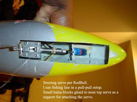 Retractable Landing Gear: Steering Servo Install (pull-pull) There are numerous ways to install your