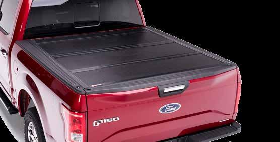 Ford Super Duty 6ft 9in 126331 2017 Ford Super Duty 8ft BAKFLIP F1 Premier Hard Tri-Fold Tonneau Cover FRP (Fiberglass Reinforced Polymer) Panel Top Skin Weight Rated up to 400