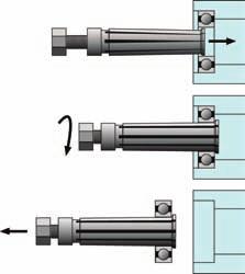 Using a slide haer action, this type of puller is particularly suitable where conventional pullers cannot be used, due to the absence of a shaft, making it ideal for small gears, bearings, pinions,