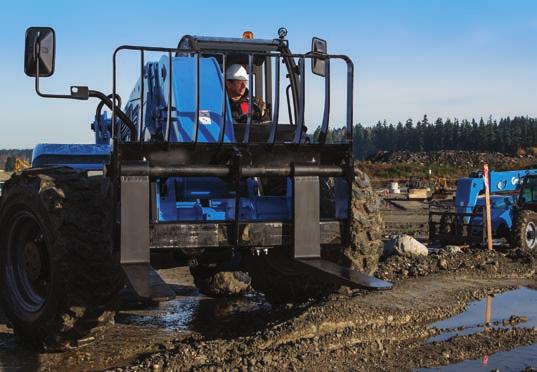 Telehandlers GTH -1544 Enhanced Maneuverability With it s compact length of 20 ft 4 in (6.