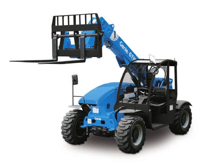 The Ideal Workhorse The highly maneuverable Genie GTH -5519 often the first machine to arrive at a new jobsite and the last to leave has