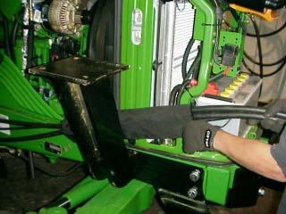 Run Harness along RH Frame rail of Tractor to the front of the Tractor (See Figure 19).
