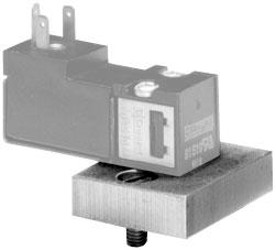 Note : In order to satisfy the safety conditions of EEx ia T6 our intrinsically safe miniature solenoid valves 8 59... must be used ONLY with the subbases shown on page 5/66.