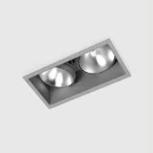 housing, this luminaire is offered with several fixed or directional lamp options.