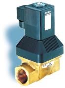 Solenoid Valve for hotwater, low pressure steam up to 248 o F Normally closed 6213 2/2-Way, NPT 1 /4 - NPT2, 0-140 psig Zero differential pressure High reliability Waterhammer-free Compact design