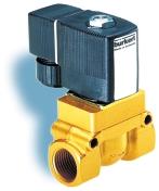2/2-Way, Servo-Assisted 5404 Solenoid Valve for High Pressure to 355 psig Normally closed 5404 2/2-Way, NPT 1 /2 - NPT1, 14-355 psig High reliability Uneffected by pressure surges Easy coil change