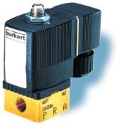 Compact Solenoid Valve with threaded port connection When de-energized, outlet port A exhausted 6014 3/2-Way; NPT 1 /8 - NPT 1 /4; 0-140 psig Coil can be changed easily with valve in place Coil can