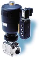 Three Piece Full Port Stainless Actuated Ball Valve 2655 NPT 1 /4 - NPT 1 1 /2, Stainless Steel High reliability Insensitive to slightly aggressive and slightly contaminated liquids Self-adjusting