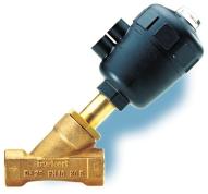 Angle-Seat Valve - Waterhammer-free for liquid applications 2/2-Way, NPT 1 /2 - NPT2 1 /2, 0-230 psig 50% more economical than ball valves Fit & Forget Service Life Normally closed 2000