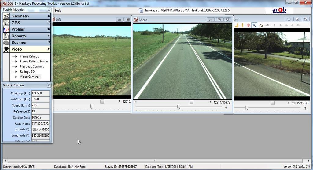 The video data was collected by RoadTek with a special vehicle, equipped with 4 cameras (forward camera, right camera, left camera and rear camera). An example of the video data is shown in Figure 2.